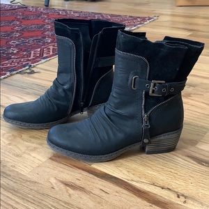 Rieker black boots